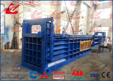 качество  125 Ton Horizontal Baler Waste PET Bottle Baling Machine For Plastic Bottles And Cartons завод
