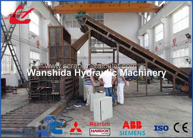 качество  Manual Belting Plastic Bottle Baler Machine 6 - 8t / H Output Capacity Y82/W-125 завод