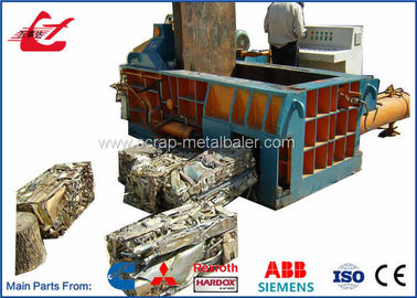 качество  PLC Automatic Control Aluminum Can Compactor Machine , Scrap Steel Baler Machines 6500KG завод