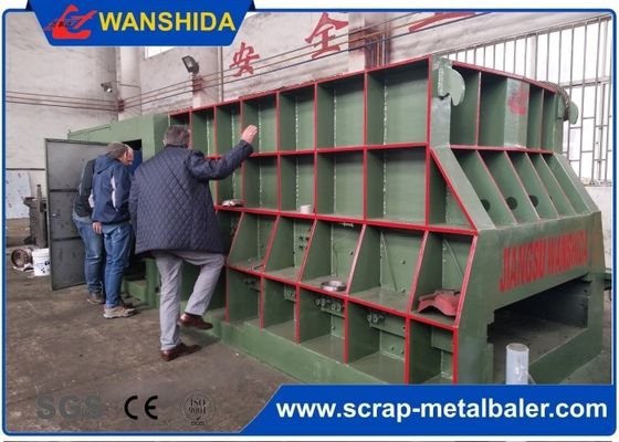 Купить Q43W-6300A 630-тонные гидравлические ножницы для металлолома контейнерного типа для переработки тяжелого стального лома online manufacture
