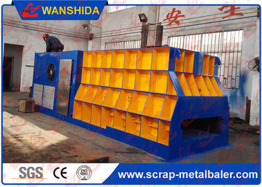 Тип по горизонтали автомат для резки контейнера ножниц металлолома ВАНСХИДА металла 400 тонн